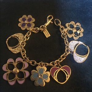 Coach bracelet with charms